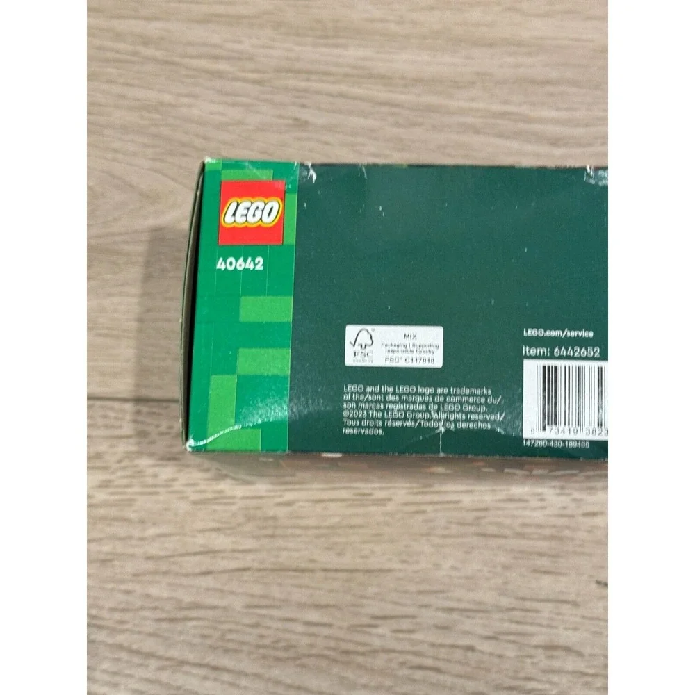 Lego gingerbread ornaments